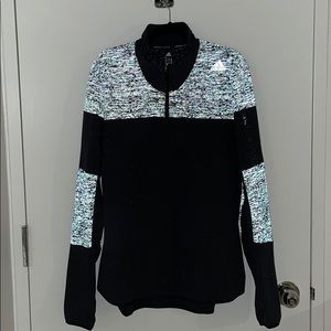 Adidas Running Quarter-Zip Reflective Jacket